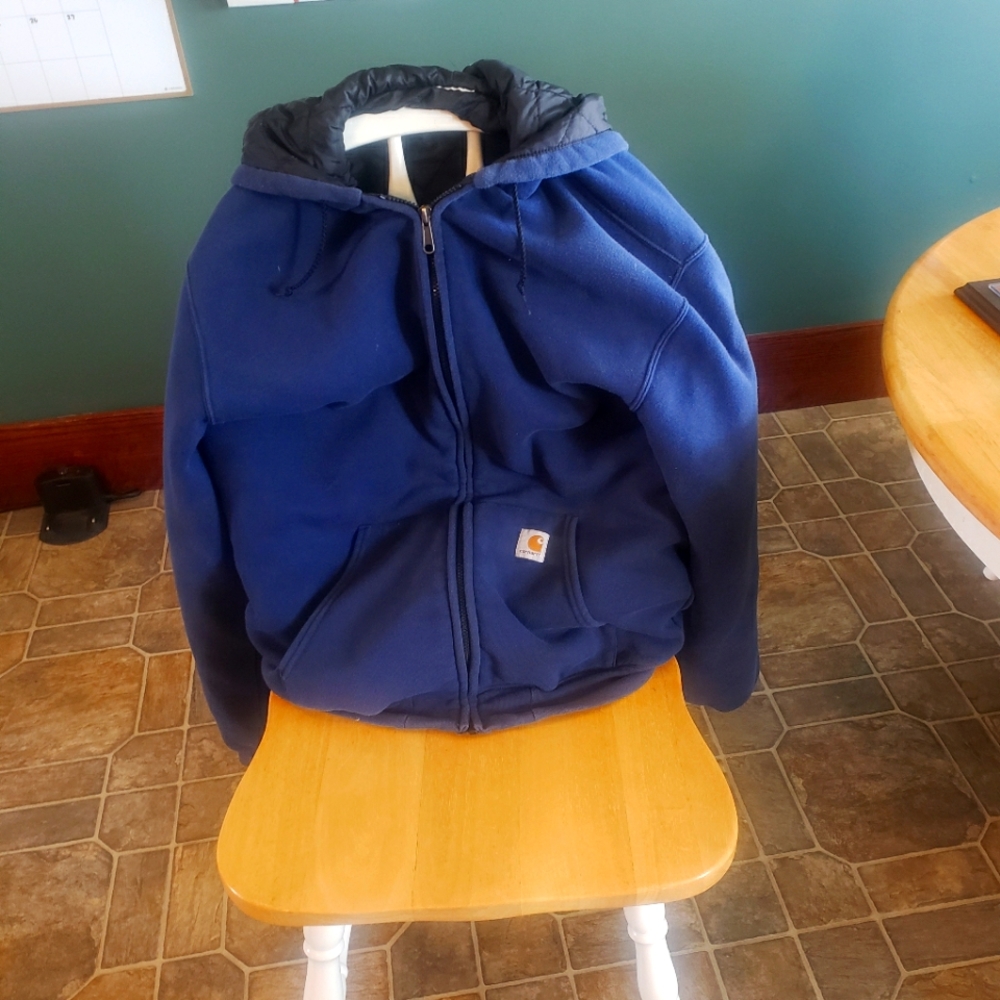 Carhartt zip up hoodie men's large